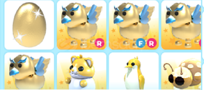 adopt me-8adet golden pet