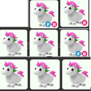 adopt me -8adet unicorn