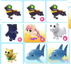 adopt me- 8legandary+1ride rare pet