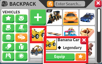 Adopt Me | Banana Car