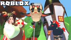 Adopt me evil unicorn and bat dragon