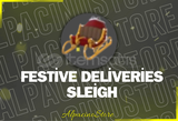 Adopt Me Festive Deliveries Sleigh