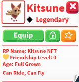 Adopt Me Fly Ride Kitsune