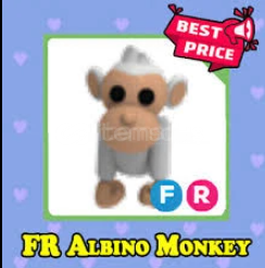 ADOPT ME FR ALBINO MONKEY ADOPT ME FR ALBINO MONKEY