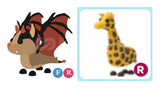 Adopt Me FR Bat Dragon Ve R Giraffe 