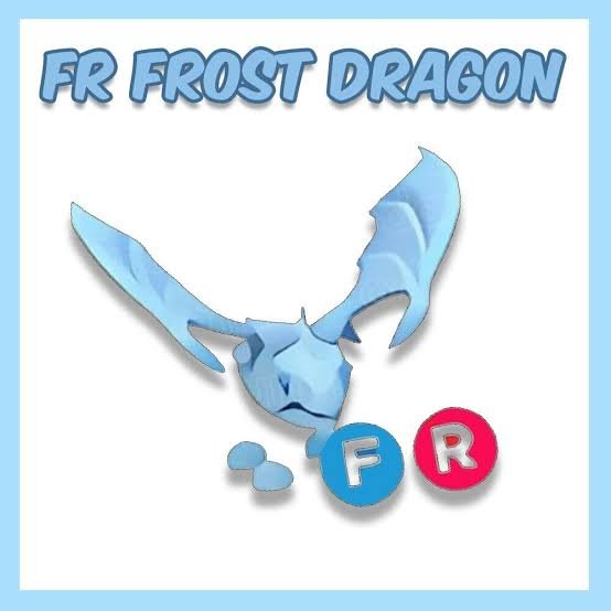adopt me frost dragon plush
