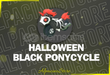 Adopt Me Halloween Black Ponycycle