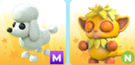 Adopt Me Mega Neon Poodle Neon Island Tarsier