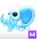 Adopt Me Mega Neon Snowy Mammoth