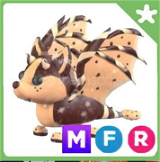 Adopt Me MFR Chocolate Chip Bat Dragon