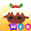adopt me-mfr chritmas pudding pup