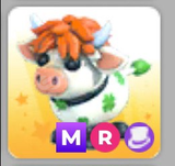 ADOPT ME MR CLOVER COW 