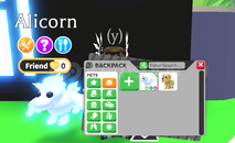 Adopt Me N-F-R Alicorn