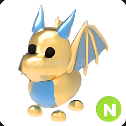 ⭐ Adopt Me / Neon Golden Dragon ⭐ ⭐ Adopt Me / Neon Golden Dragon ⭐