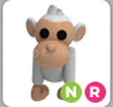 Adopt Me Neon Ride Albino Monkey