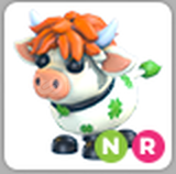 Adopt Me Neon Ride Clover Cow