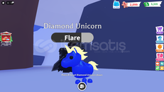 Adopt me Neon Ride Diamond Unicorn