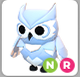 Adopt Me Neon Ride Snow Owl