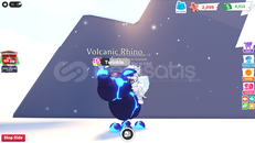Adopt Me Neon Ride Volcanic Rhino (EN UCUZU)