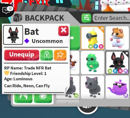 Adopt Me NFR Bat EN UCUZ! Adopt Me NFR Bat EN UCUZ!