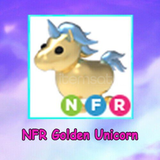 Adopt Me NFR Golden Unicorn