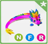 Adopt Me NFR Rainbow Dragon