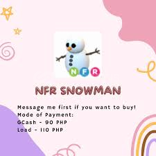 Adopt Me – NFR Snowman Hızlı ve güvenilir✅ Adopt Me – NFR Snowman Hızlı ve güvenilir✅
