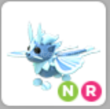 Adopt Me NR Ice Moth Dragon