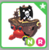 Adopt Me NR Pirate Hermit Crab