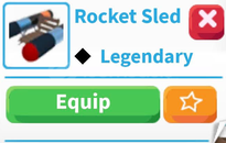 Adopt me Rocket Sled (En Ucuz )