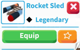 Adopt me Rocket Sled (En Ucuz )