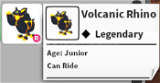 Adopt Me Volcanic Rhino(R)