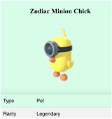 [ADOPT ME] Zodiac Minion Chick