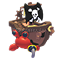 Adoptme NR pirate hermiy crab Adoptme NR pirate hermiy crab