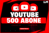 ⭐[GARANTİLİ] 500 Adet YouTube Abone