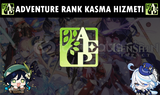 • ADVENTURE RANK KASMA HIZMETI •