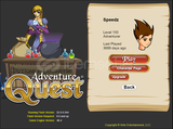 AdventureQuest 100 Level Satılık Hesap