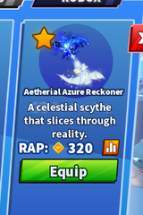 Aetherial Azure Reckoner / Blade Ball