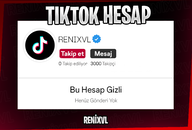 (ÖZEL FİYAT) 3000 Takipçili Tiktok Hesabı