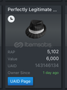 Limited Perfectly Legitimate Business Hat(Legit)