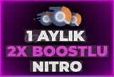 [3x] 1 AYLIK 2xBOOST NİTRO [PROMO] OTO TESLİMAT