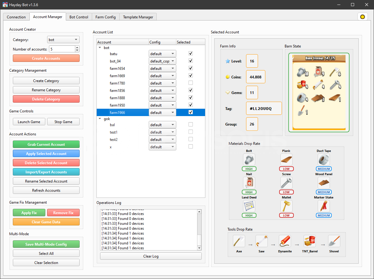 AIO HayDay Otomasyon Botu AIO HayDay Otomasyon Botu