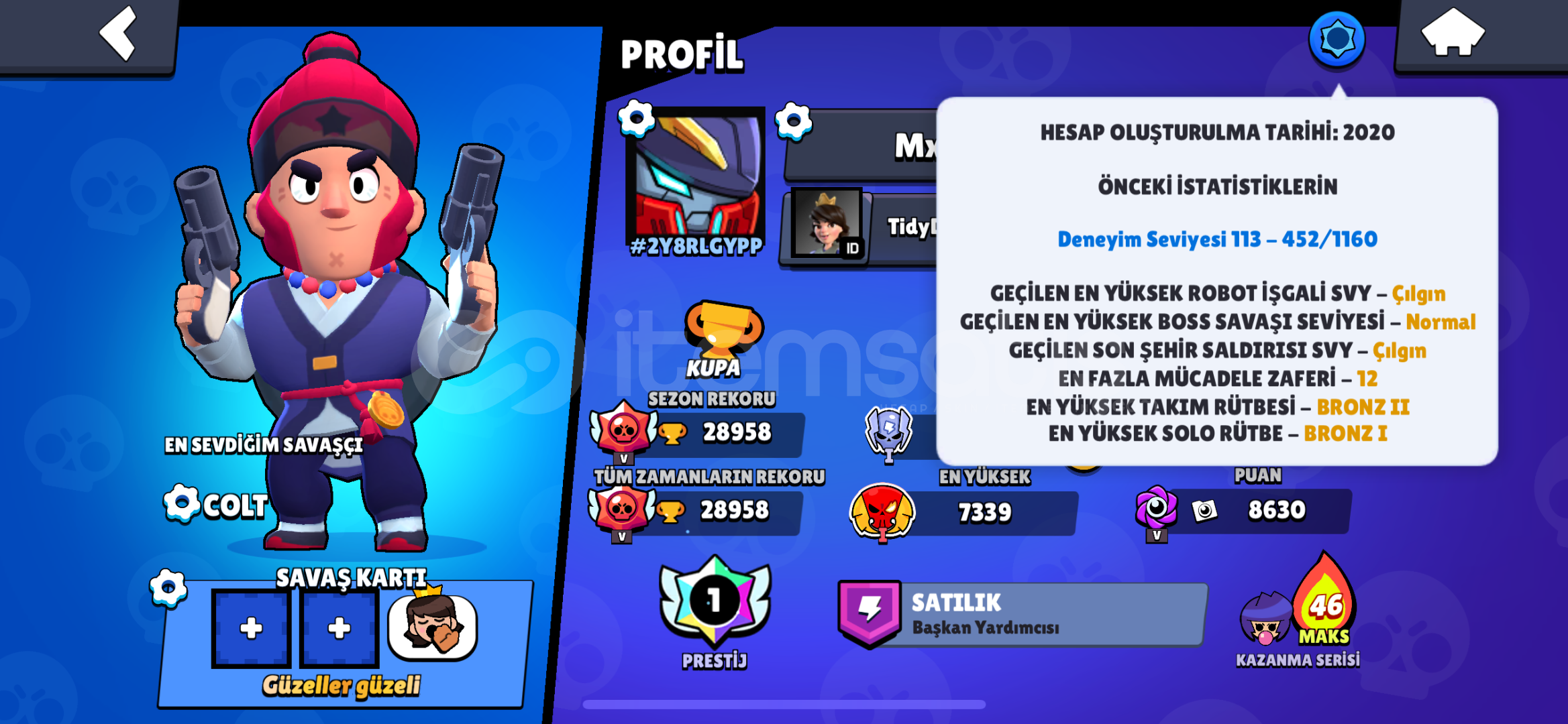 AJAN COLTLU EFSANEVİ HESAB 30K AJAN COLTLU EFSANEVİ HESAB 30K