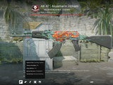 AK-47 AKUAMARİN İNTİKAM - İSİM ETİKETLİ