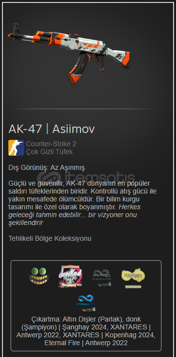 AK-47 | Asiimov AK-47 | Asiimov