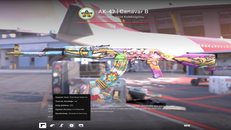 AK-47 | B the Monster Field-Tested 0.27594253 AK-47 | B the Monster Field-Tested 0.27594253