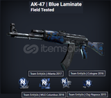 AK-47 Blue Laminate Field Tested 3