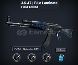 AK-47 Blue Laminate Field Tested