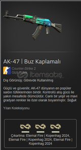 Ak-47 Buz kaplamalı