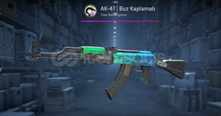 AK-47 BUZ KAPLAMALI 